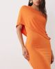 Aria Cove Aria Cove one shoulder drape detail maxi dress in orange - 2