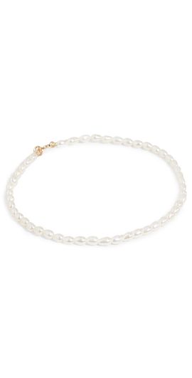 Ariel Gordon Jewelry Ariel Gordon Jewelry Petite Pearl Beaded Bracelet Pearl/14k Gold One