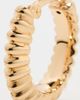 Ariel Gordon Jewelry Ariel Gordon Jewelry Ridged Knife Edge Helium Hoops 14k Yellow Gold One - 5
