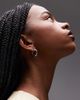 Arket ARKET 20mm open hoop earrings in silver plated brass - 1