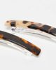 Arket ARKET 2 pack acetate hair clips in brown multi - 2