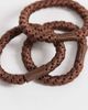 Arket ARKET 3-pack braided hair ties in dark brown - 2