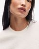 Arket ARKET alpaca and wool blend short sleeve sweater in off white - 2