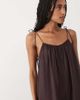 Arket ARKET balloon leg beach jumpsuit in chocolate brown - 4