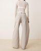 Arket ARKET barrel shaped soft denim jeans in gray - 3