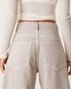 Arket ARKET barrel shaped soft denim jeans in gray - 4