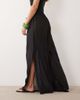 Arket ARKET beach pull on ramie pants in black - 2