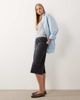 Arket ARKET bermuda loose fit denim shorts in black - 4
