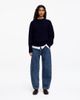 Arket ARKET Bloom barrel leg jeans in dark blue - 4