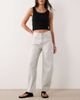 Arket ARKET Bloom barrel shaped jeans in off white - 1