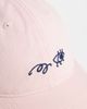 Arket ARKET Cafe cap with eye embroidery in light pink - 3