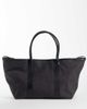 Arket ARKET canvas oversized tote bag in black - 1