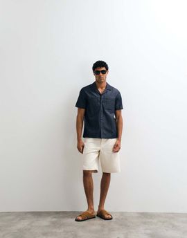 Arket ARKET carpenter denim shorts in off-white