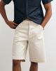 Arket ARKET carpenter denim shorts in off-white - 3