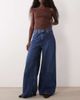 Arket ARKET Cedar high rise baggy jeans in mid wash blue - 1