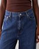 Arket ARKET Cedar high rise baggy jeans in mid wash blue - 4
