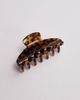 Arket ARKET claw clip in brown tortoise print - 2