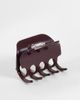 Arket ARKET claw clip in dark red - 1