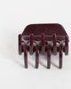 Arket ARKET claw clip in dark red - 3