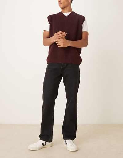 Arket ARKET Cliff authentic straight fit jeans in black