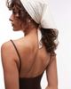 Arket ARKET compact rib knit square neck sleeveless midi dress in chocolate brown - 2