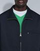 Arket ARKET cotton blend funnel neck short jacket in dark blue - 4