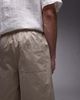 Arket ARKET cotton pull-on shorts in beige-Neutral - 4