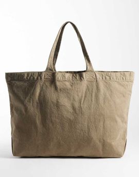 Arket ARKET cotton tote bag in dark beige-Neutral