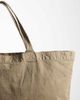 Arket ARKET cotton tote bag in dark beige-Neutral - 3