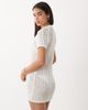 Arket ARKET crochet beach mini dress in white - 2