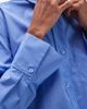 Arket ARKET cropped shirt with front pocket in blue - 3