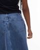 Arket ARKET denim midi wrap skirt in mid wash blue - 3