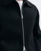 Arket ARKET double layer wool blend short jacket in off black - 2