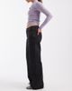 Arket ARKET Elm low rise wide leg jeans in black wash - 3