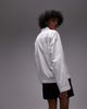 Arket ARKET embroidered shirt in off-white - 3