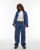 Arket ARKET Endive barrel leg jeans with seam details in light wash blue - 1