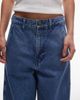 Arket ARKET Endive barrel leg jeans with seam details in light wash blue - 4