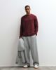 Arket ARKET gym crew neck sweatshirt in burgundy-Red - 3
