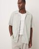 Arket ARKET heavyweight jersey short sleeve shirt in light turquoise blue - 1