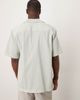 Arket ARKET heavyweight jersey short sleeve shirt in light turquoise blue - 4