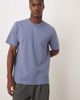 Arket ARKET heavyweight jersey T-shirt in blue - 1
