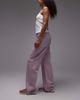 Arket ARKET high waist relaxed leg jeans in lilac-pink - 3