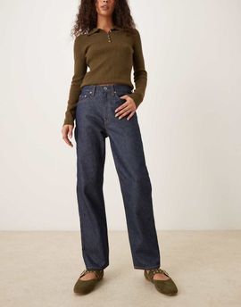 Arket ARKET Jade stretch slim leg jeans in rinse wash indigo-Navy