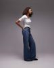 Arket ARKET jersey ribbed T-shirt top with scoop neck in white - 2