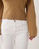 Arket ARKET kick flare jeans in white denim - 4
