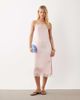 Arket ARKET lace midi slip dress in light pink - 1