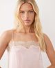 Arket ARKET lace midi slip dress in light pink - 3