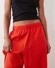 Arket ARKET linen barrel leg linen pants in red-Green - 3