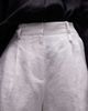Arket ARKET linen bermuda shorts with tailored waistband in white - 2