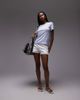 Arket ARKET linen blend relaxed T-shirt in light blue - 2